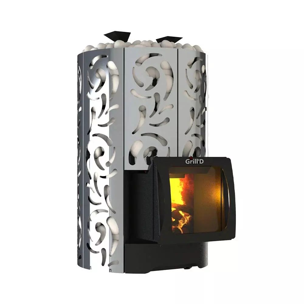 Дровяная банная печь Grill'D Violet 400 Short Max Pro