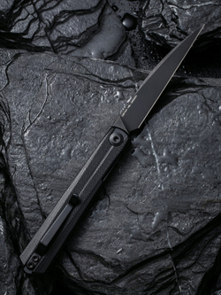 Складной нож CIVIVI Clavi сталь Nitro-V, рукоять с каменной отделкой G10 черная