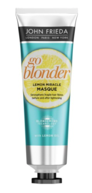 John Frieda Go Blonder Lemon Miracle Укрепляющая маска для ослабленных волос 100 мл