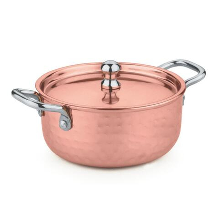 Кастрюля для подачи 14,5 см h6,5 см 900 мл   нерж. цвет медь P.L. Proff Cuisine