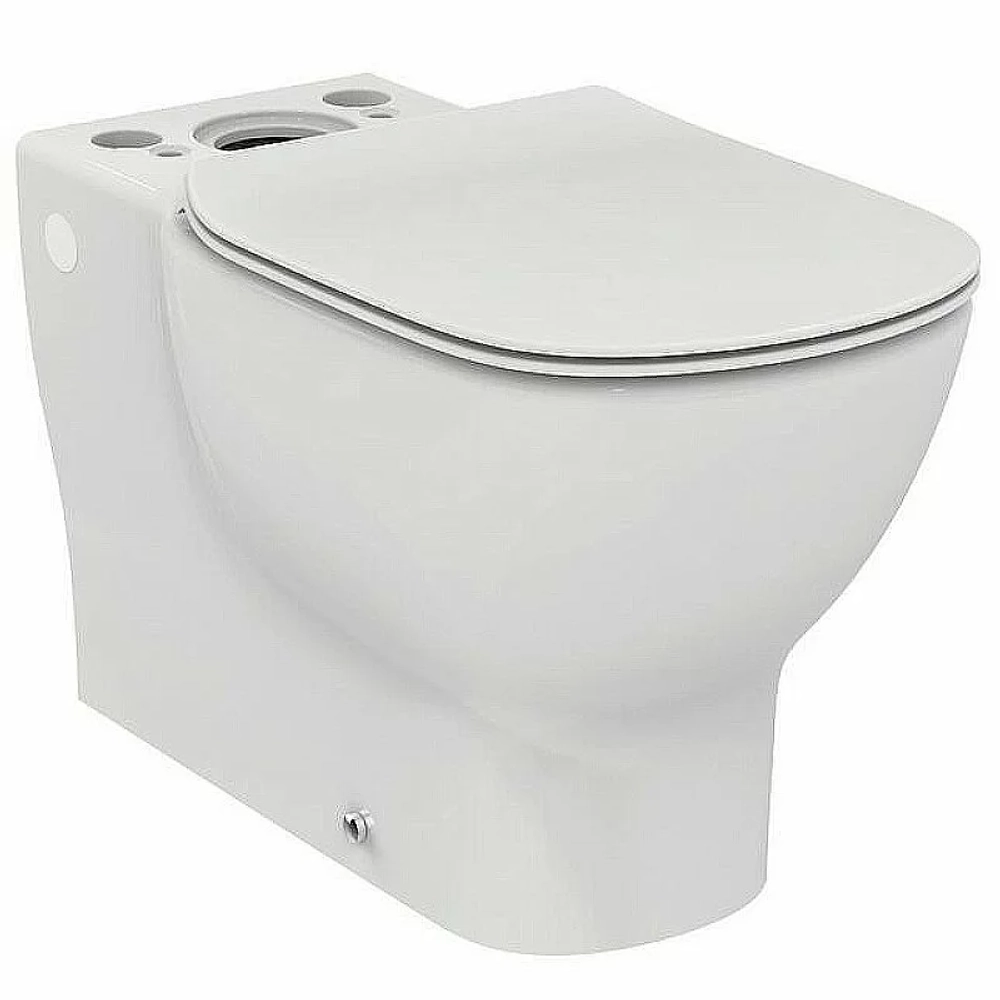 Унитаз напольный Ideal Standard Tesi T008201 с бачком T356801 белый, безободковый