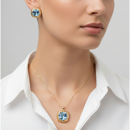 Комплект Fiore Luna, колье и серьги SG209474E-001 G