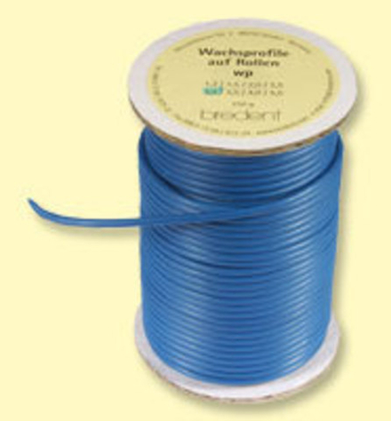 Восковая проволока 2,0мм синяя ср/жесткости 250 г 43001160