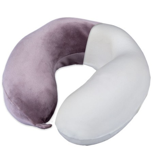 Подушка рогалик Тривес ТОП-323 с кнопкой для путешествий