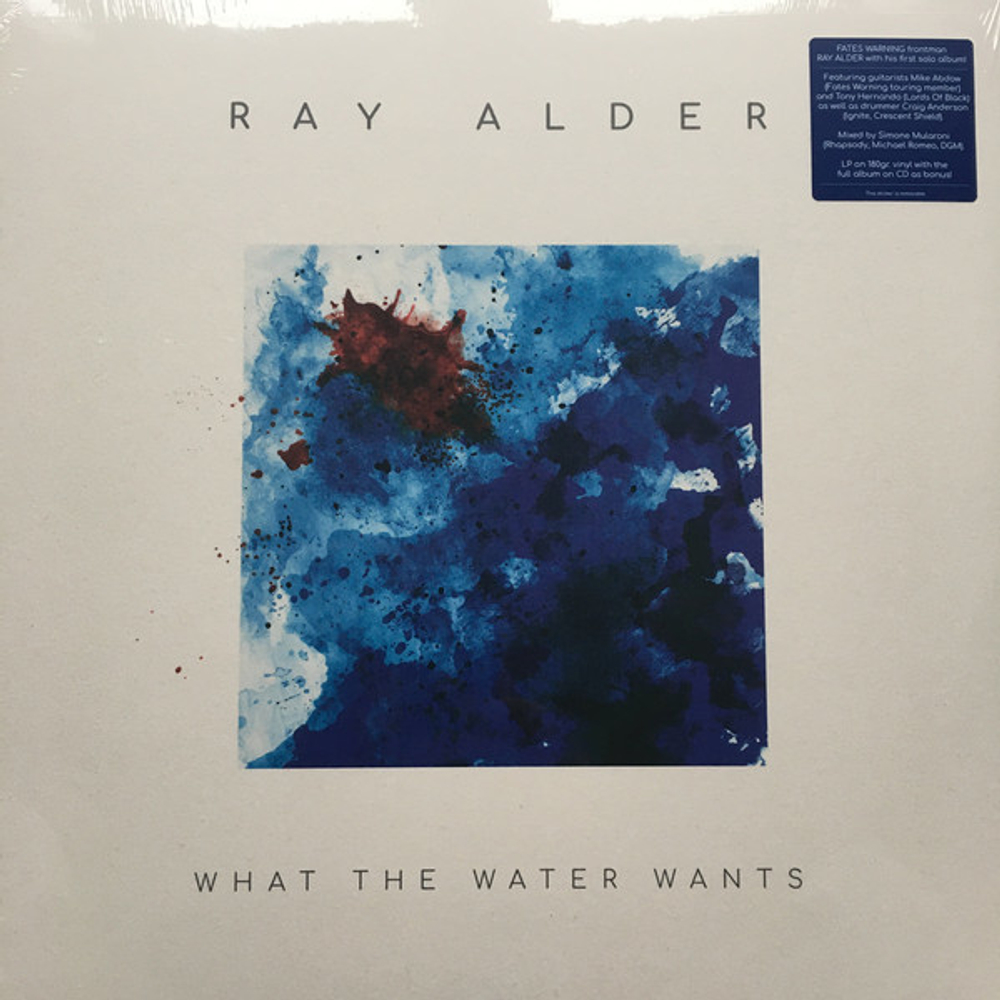 Ray Alder / What The Water Wants (LP+CD)