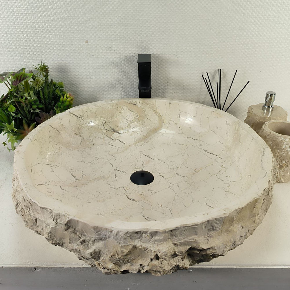 Раковина из мрамора Erozy Cream EM-65025 62*62*16 0878