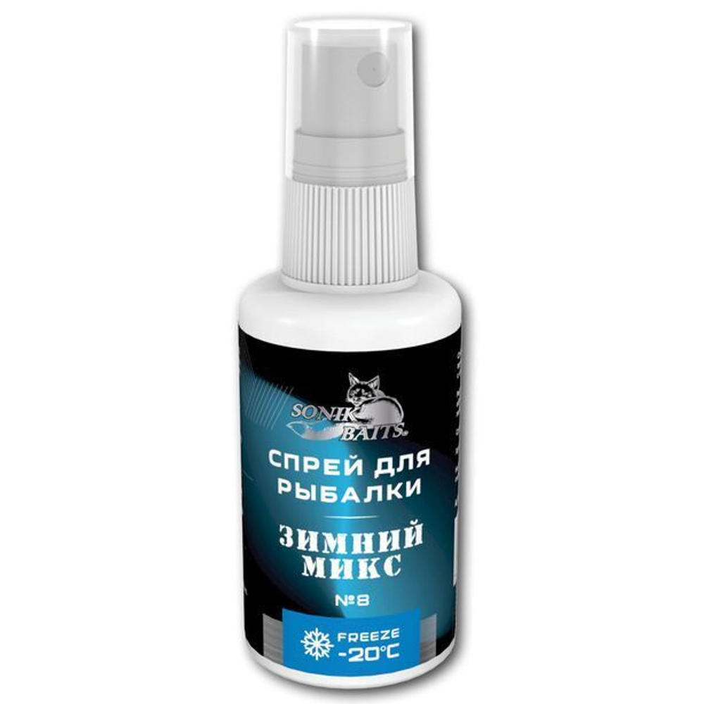 Спрей для рыбалки Sonik Baits 0.05л ЗИМНИЙ МИКС №8