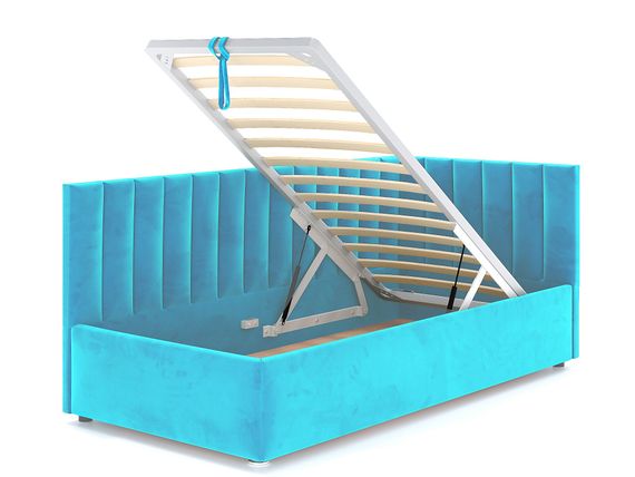 Кровать Negga Mellisa 120 Угловая ПРАВАЯ Velutto 44