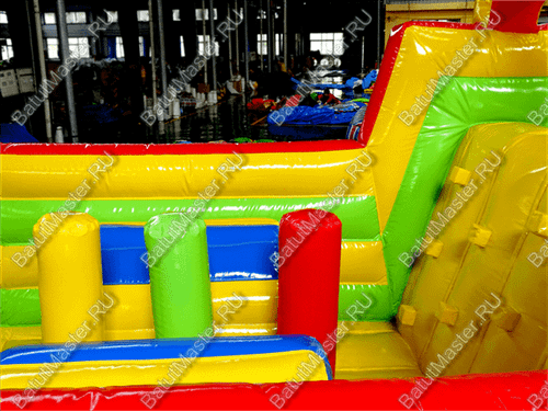 Спортивный надувной игровой батут "Увлекательная полоса мини"