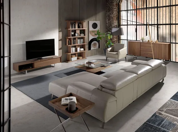 Кресло 5094/KF-A051-M5652 кожаное с черными стальными ножками