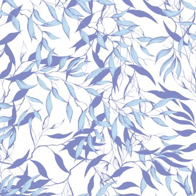 Нежный узор из листьев