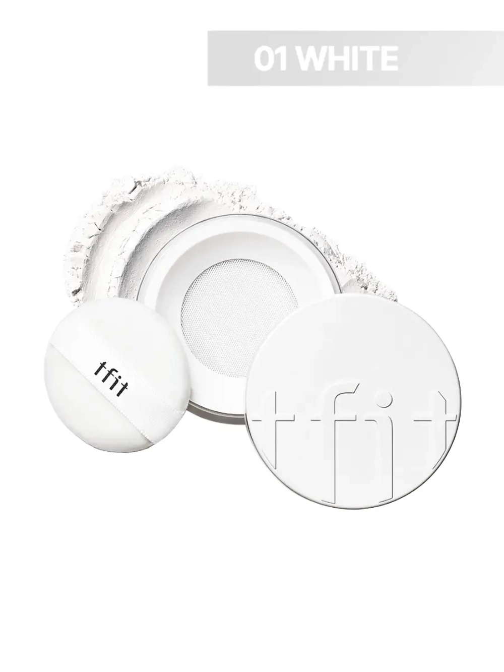 TFIT - ПУДРА ФИНИШНАЯ ПРОЗРАЧНАЯ 01 БЕЛАЯ TRANSLUCENT SET FINISHING POWDER 01 WHITE, 7 ГР