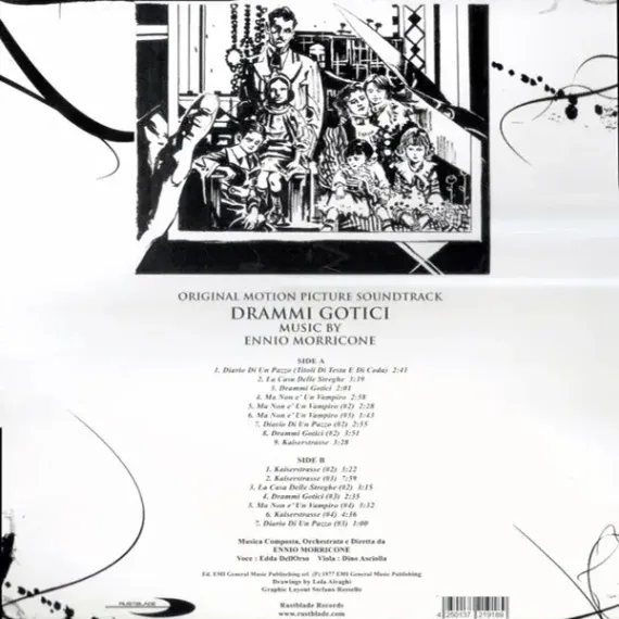 OST Drammi Gotici – Ennio Morricone LP (White)