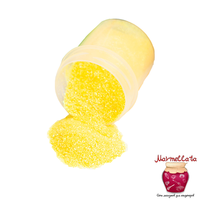 Блестки декоративные (Глиттер) желтый, 10 г.