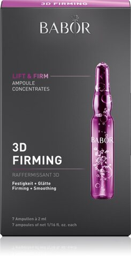 BABOR Ampoule Concentrates 3D Firming - разглаживающая сыворотка с укрепляющим эффектом /   7x2  ml  / GTIN 4015165324089