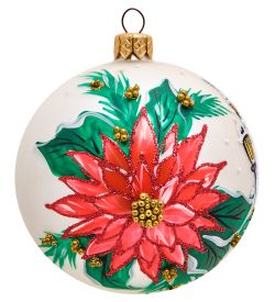 НФШ-1188/6 Ел. украшение Шар «Сказочный домик» 90 мм