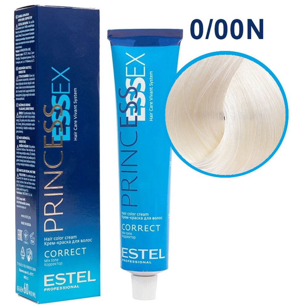 Цветной корректор для волос «Нейтральный 0/00 N» Essex Corrector, Estel, 60 мл.