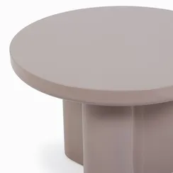 Кофейный стол Savanna Ø60х40 см, бежевый глянец