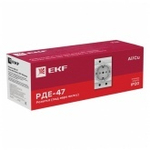 Розетка РДЕ-47 240В (под евро вилку с заземлением) EKF PROxima mdse-47-pro