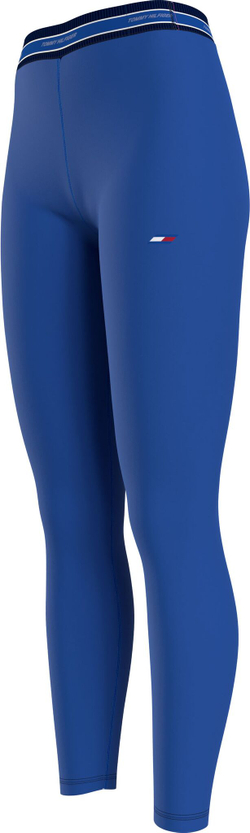 Leginsy Tommy Hilfiger RW Seasonal Tape Legging - небесный