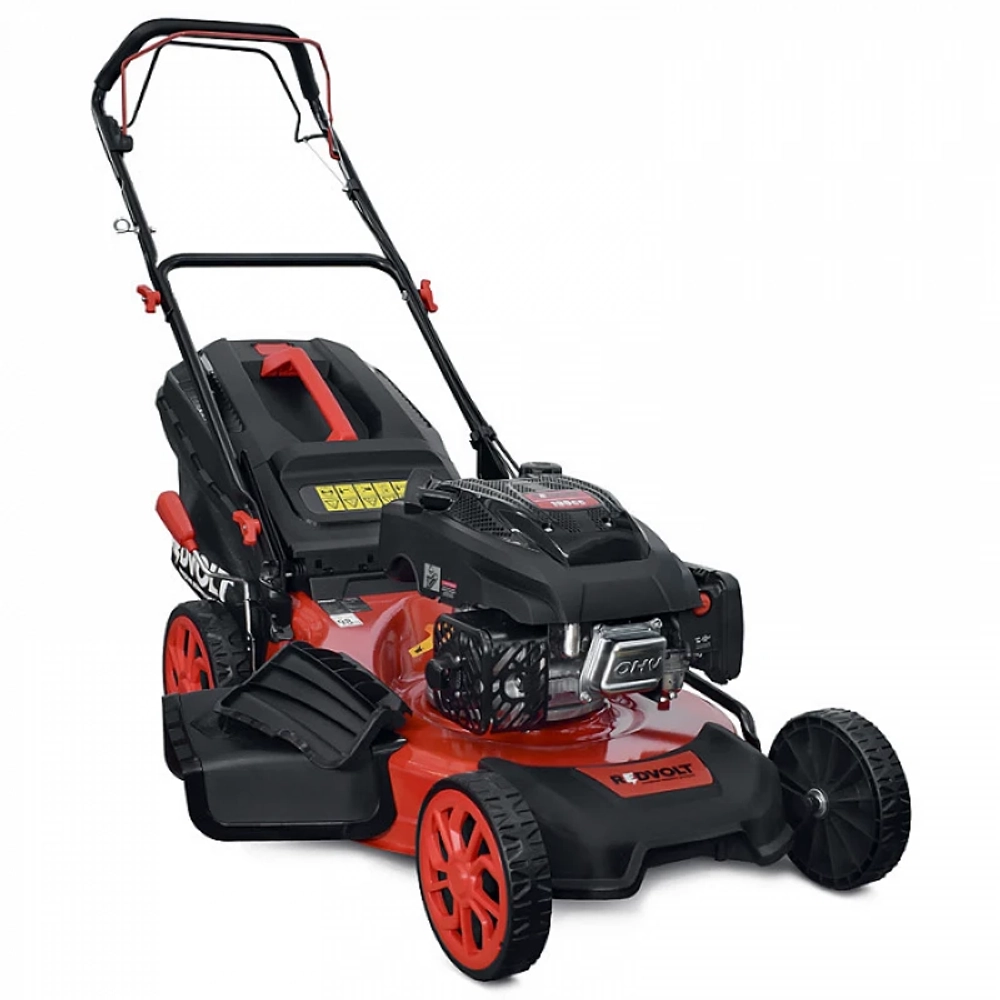 Газонокосилка бензиновая REDVOLT RMS53Q-V190S: 5.5 л.с., нож 53 см, RMS53Q-V190S