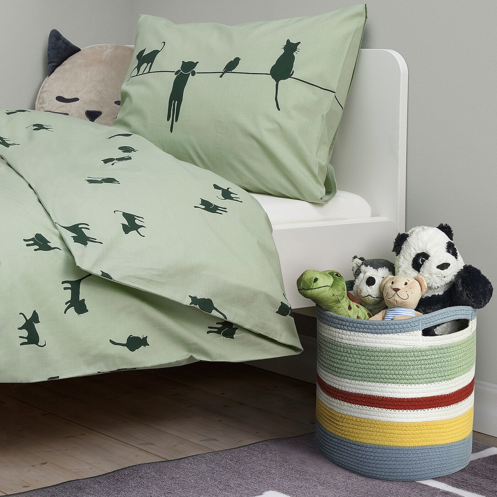 Корзина для хранения IKEA STRANDSKATA (СТРАНДСКАТА), Разноцветный, 30 см