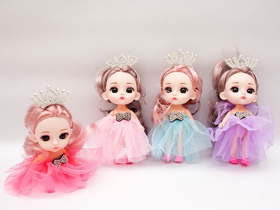 Кукла брелок мини 15см в ассорт.