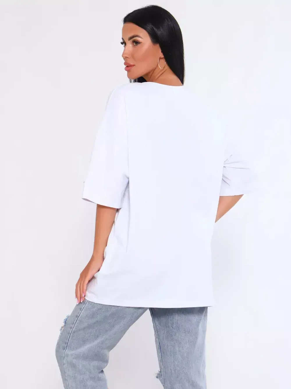 Футболка оверсайз больших размеров