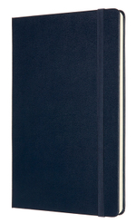Блокнот Moleskine CLASSIC DOUBLE (NB313HB20) 13х21см линейка/нелинованный твердая обложка синий