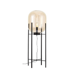 SL1050.525.01 Торшер ST-Luce Черный/Коньячный E27 1*40W (из 2-х коробок) BURASCA