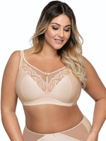 Бюстгальтер с мягкими чашечками без косточек (Размер: 80C) (Цвет: бежевый)