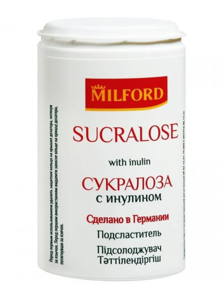 Сахарозаменитель MILFORD Сукралоза с инулином 370 таб X 2 уп