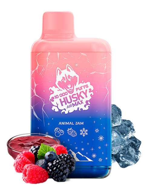 Одноразовая электронная сигарета Husky Air Max - Animal Jam (10000 затяжек)