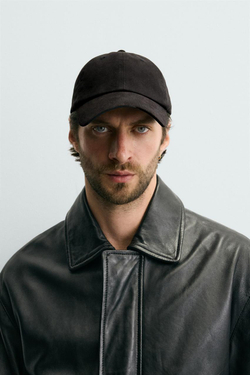 ZARA БАЗОВАЯ КЕПКА, ЧЕРНЫЙ