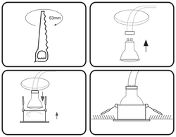 Ambrella Встраиваемый точечный светильник MR16 Standard Tech TN212