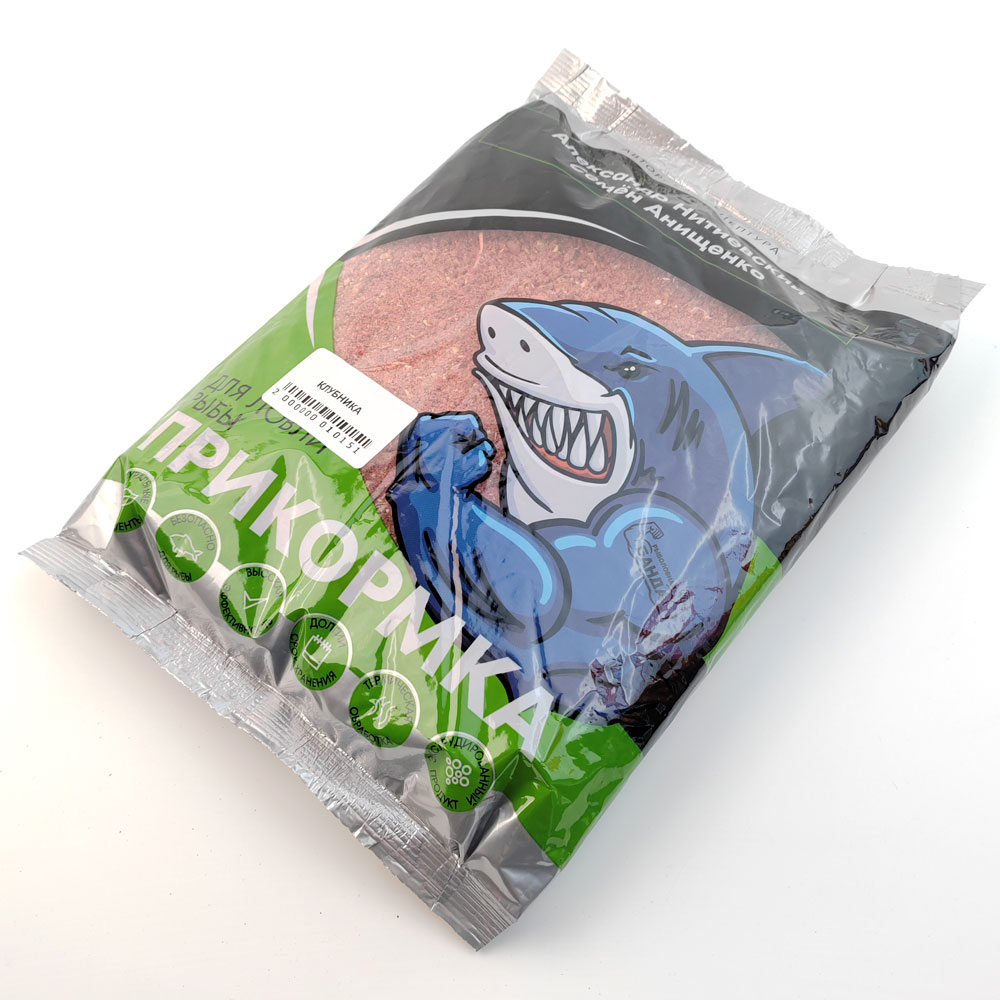 Прикорм "КЛУБНИКА" (Рыболовная банда), 800г