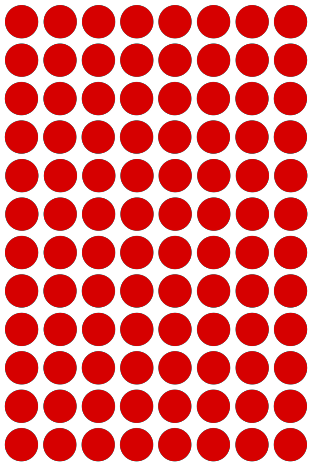 Виниловые наклейки для упаковки и маркировки Policomprint M3, 14 мм. 96 шт.