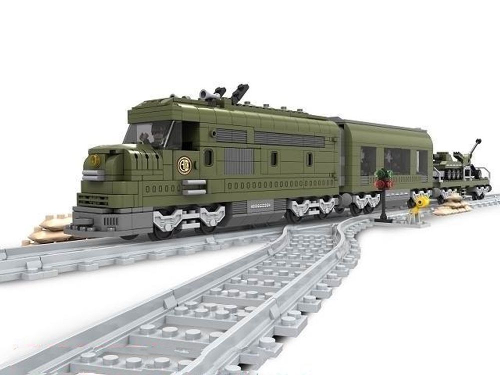 25003/236081/Конструктор &quot;Военный эшелон&quot; 764 дет. в/к 54, 5*42, 5*7 см/12