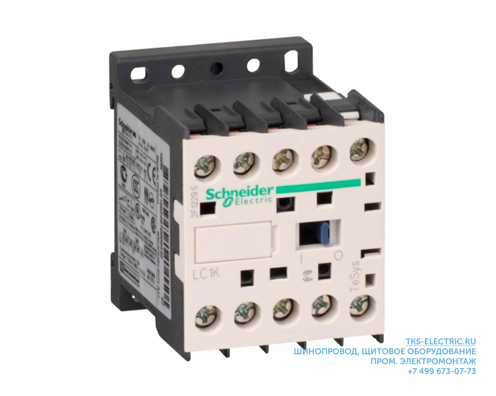 Schneider Electric Contactors K Telemecanique Контактор 380V, 9A, 3НО сил.конт. 1НО доп.конт. катушка 220V АС