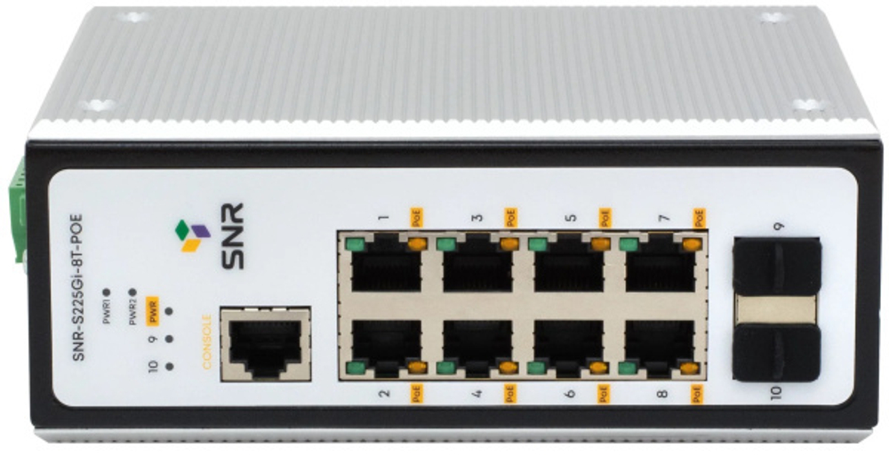 Коммутатор управляемый SNR SNR-S225Gi-8T-POE