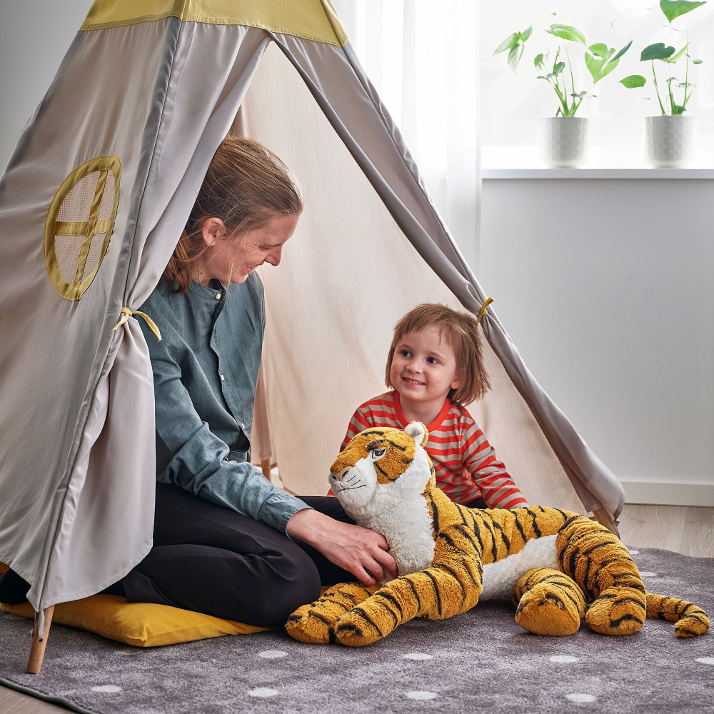 Мягкая игрушка IKEA DJUNGELSKOG (ДЬЮНГЕЛЬСКОГ), Тигр