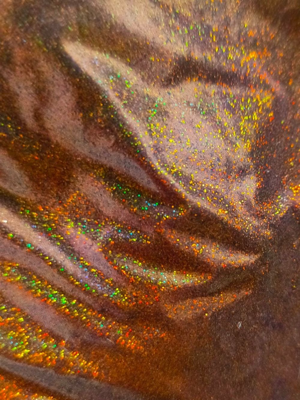 Блёстки Глиттеры 811-02мм - Красно-коричневый голографик - универсальные