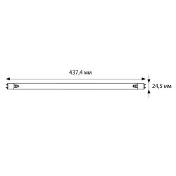 EFL-T8-15-UVCB-G13-CU-V Лампа ультрафиолетовая бактерицидная. Спектр UVC 253.7нм. Картон. ТМ Volpe