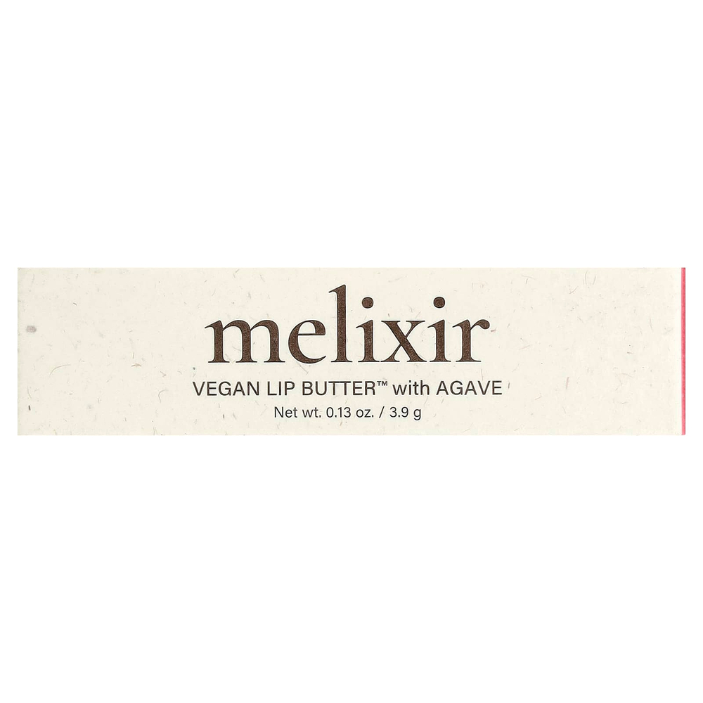 Melixir, Vegan Lip Butter™ с агавой, 10 порций, 3,9 г (0,13 унции)