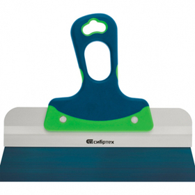 Шпатель фасадный СибрТех колоризованная пружинная сталь 65Г, 250 мм, двухкомп. ручка (85553)