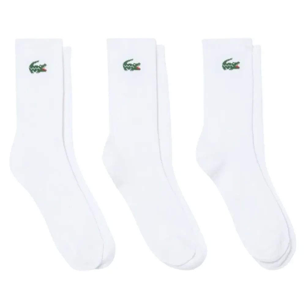 Теннисные носки Lacoste Sport 3P - white