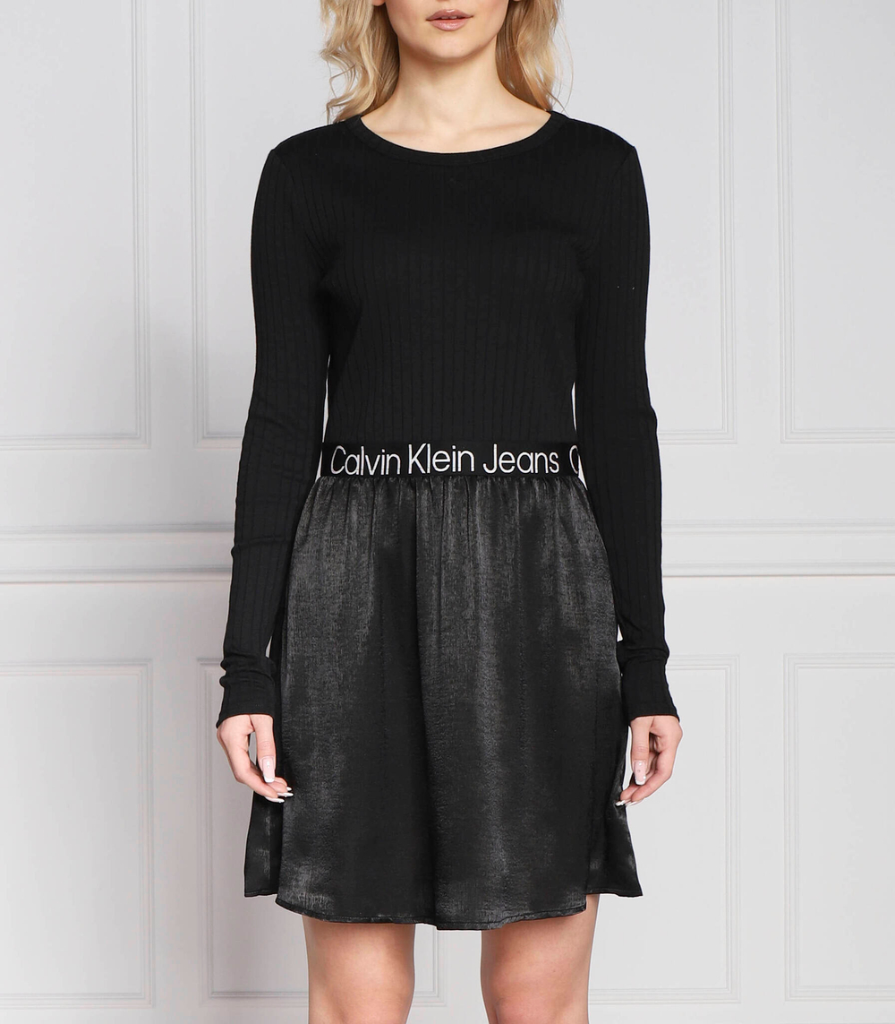 платье logo elastic CALVIN KLEIN JEANS - черный(J20J219989)