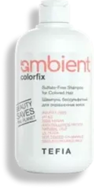 Шампунь бессульфатный для окрашенных волос Colorfix Ambient Tefia, 250 мл