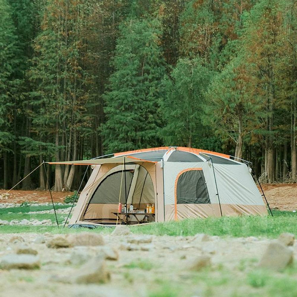 Палатка шатер кухня Chanodug Fx-2077 380*260*200см 2-х слойная 7 местная