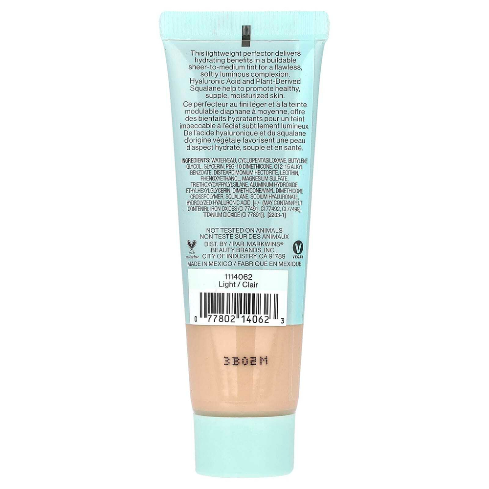 wet n wild, Barefocus, увлажняющий тональный крем, светлый, 27 мл (0,91 жидк. унц.)